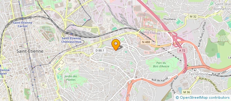 localisation de l'entreprise MONSIEUR MUSTAPHA IDIR à SAINT-ETIENNE