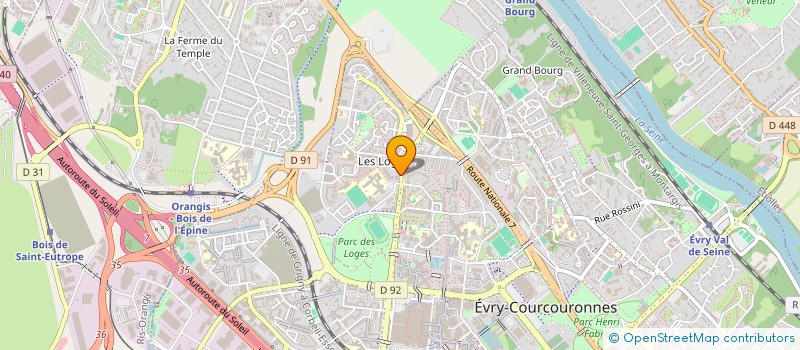 localisation de l'entreprise MONSIEUR MUSTAPHA IOUALALEN  EVRY-COURCOURONNES
