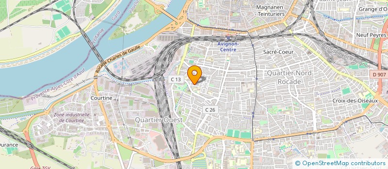 localisation de l'entreprise MONSIEUR MUSTAPHA JAFFAL  AVIGNON