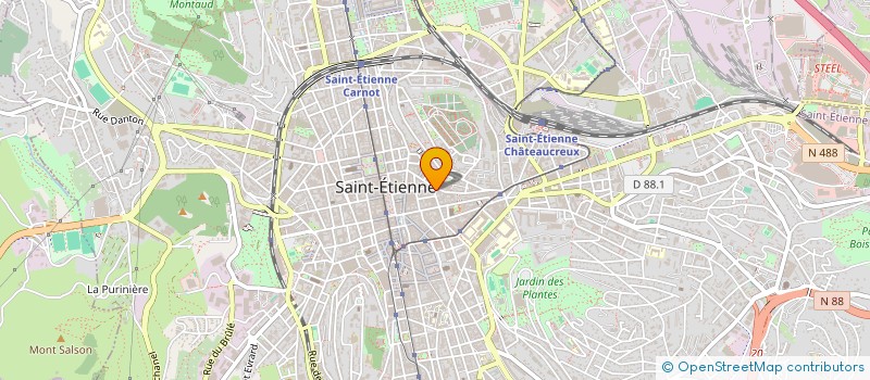 localisation de l'entreprise MONSIEUR MUSTAPHA JAMALI  SAINT-ETIENNE