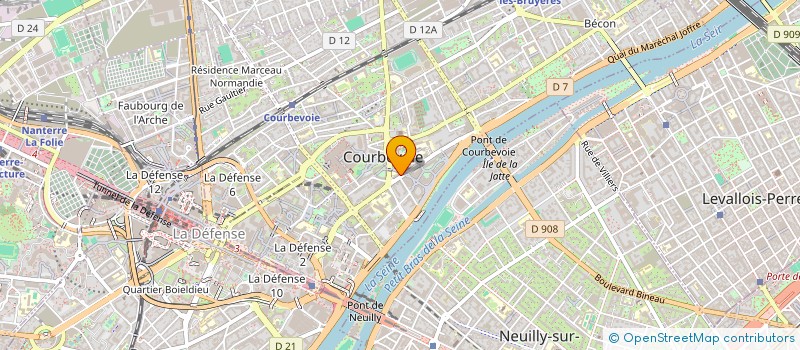 localisation de l'entreprise MONSIEUR MUSTAPHA KARIMI à COURBEVOIE