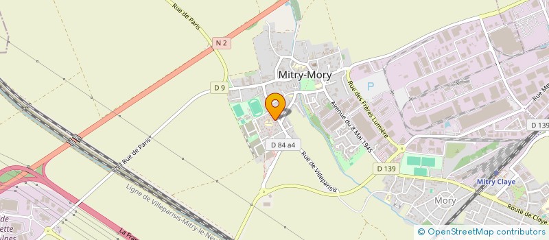 localisation de l'entreprise MONSIEUR MUSTAPHA KARROUCHI KARROUCHI  MITRY MORY