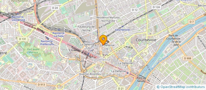 localisation de l'entreprise MONSIEUR MUSTAPHA KERNOUF à COURBEVOIE
