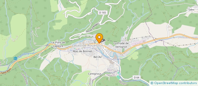 localisation de l'entreprise MONSIEUR MUSTAPHA KEZZOU  LABASTIDE-ROUAIROUX