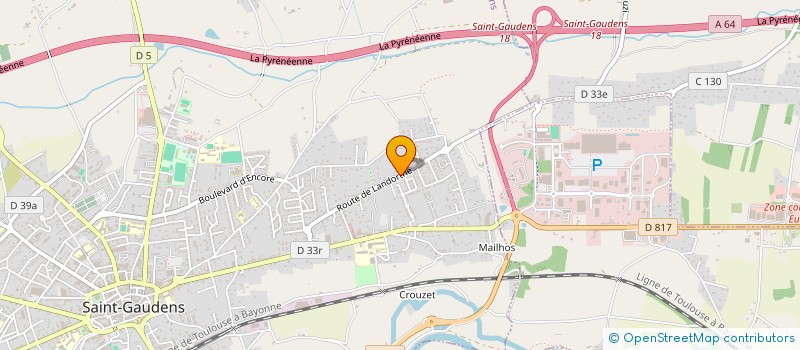 localisation de l'entreprise MONSIEUR MUSTAPHA KHARBACH BEN AMOUD  SAINT-GAUDENS