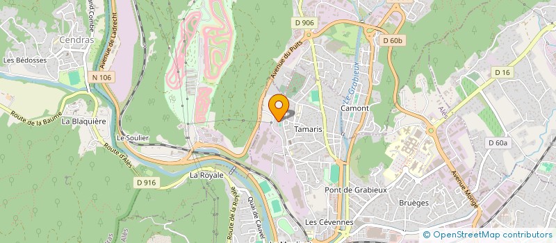 localisation de l'entreprise MONSIEUR MUSTAPHA KHELFAOUI  ALES