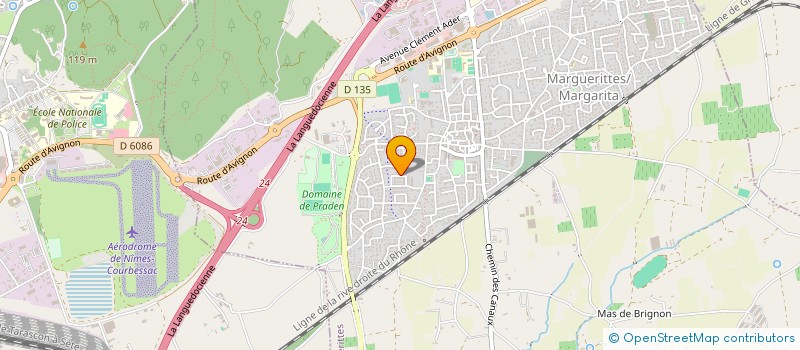 localisation de l'entreprise MONSIEUR MUSTAPHA KOUBAA  MARGUERITTES