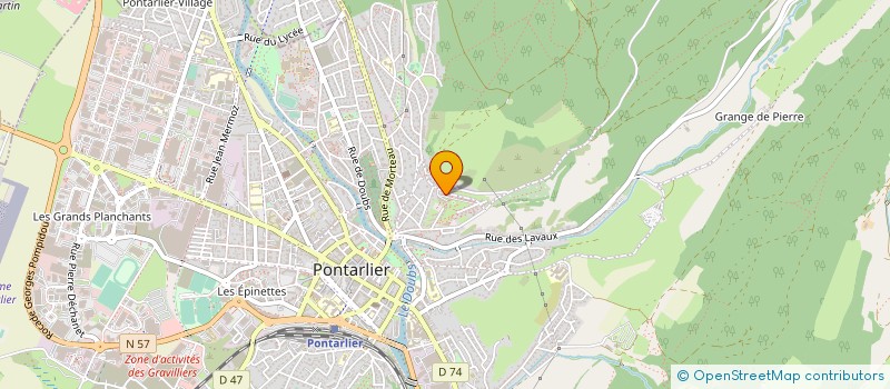 localisation de l'entreprise MONSIEUR MUSTAPHA KURT à PONTARLIER
