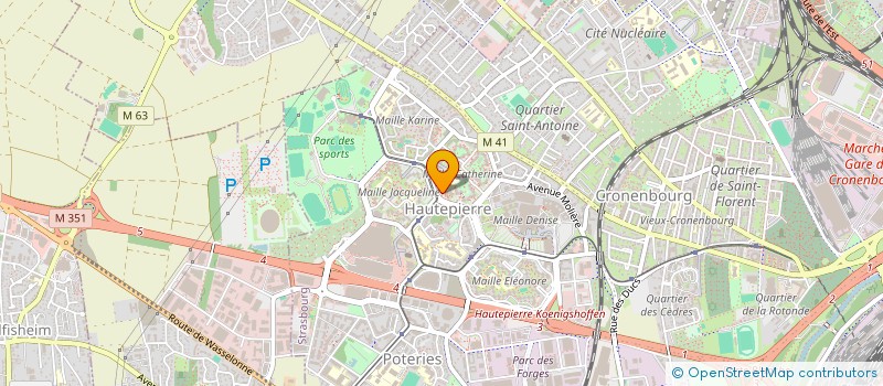 localisation de l'entreprise MONSIEUR MUSTAPHA LABHAR à STRASBOURG
