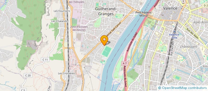 localisation de l'entreprise MONSIEUR MUSTAPHA LAFDAIL  GUILHERAND-GRANGES