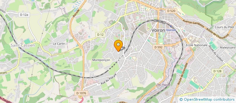 localisation de l'entreprise MONSIEUR MUSTAPHA LAHMADNI  VOIRON