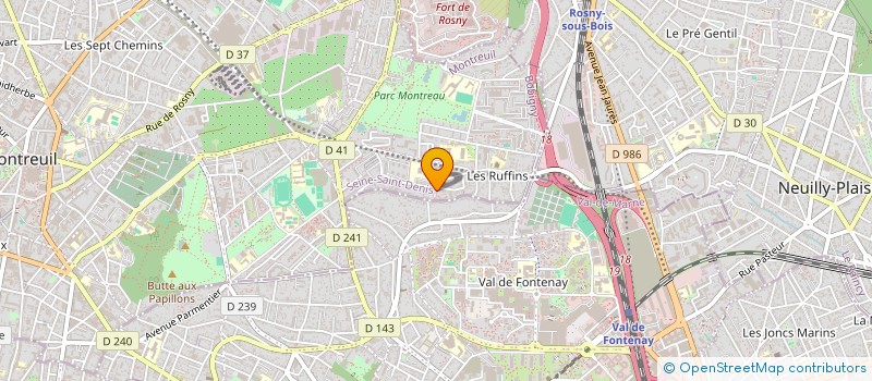 localisation de l'entreprise MONSIEUR MUSTAPHA LAHMOUZ à MONTREUIL