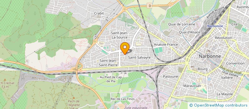 localisation de l'entreprise MONSIEUR MUSTAPHA LAICHE  NARBONNE