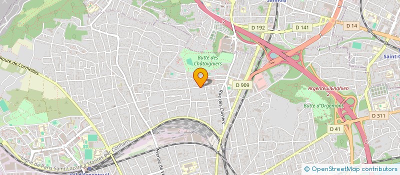 localisation de l'entreprise MONSIEUR MUSTAPHA LAKHSIME  ARGENTEUIL