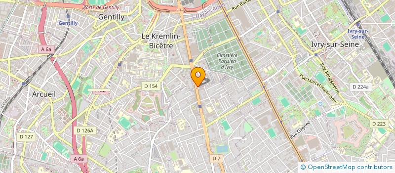 localisation de l'entreprise MONSIEUR MUSTAPHA LARBI  LE KREMLIN-BICETRE