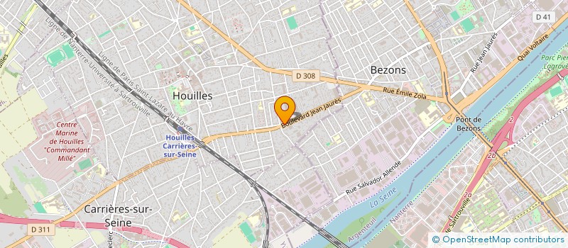 localisation de l'entreprise MONSIEUR MUSTAPHA LIMAM  HOUILLES