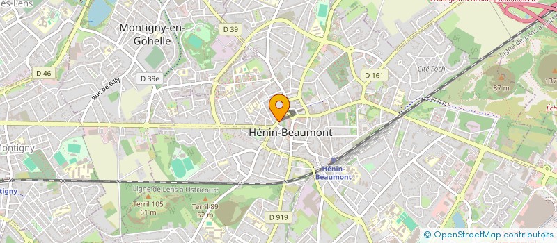 localisation de l'entreprise MONSIEUR MUSTAPHA M'RANI ALAOUI à HENIN-BEAUMONT