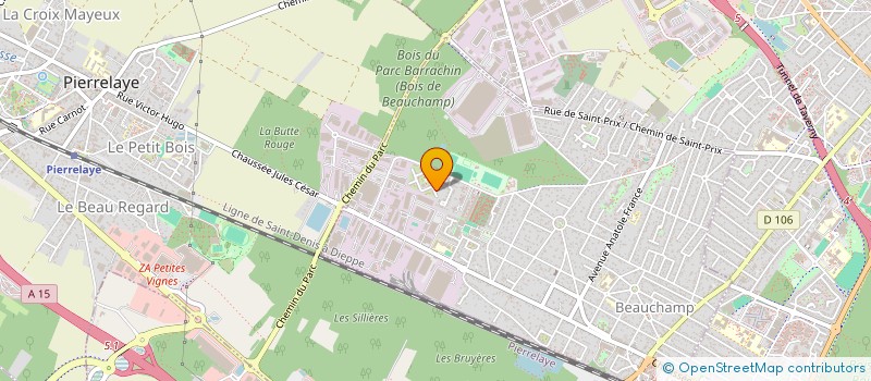 localisation de l'entreprise MONSIEUR MUSTAPHA MABCHOUR  BEAUCHAMP