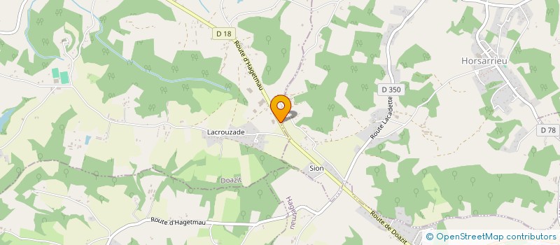 localisation de l'entreprise MONSIEUR MUSTAPHA MADAD  HORSARRIEU