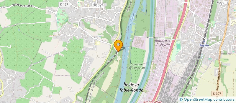 localisation de l'entreprise MONSIEUR MUSTAPHA MAKHOUT  IRIGNY