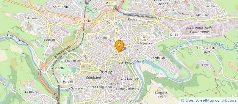 localisation de l'entreprise MONSIEUR MUSTAPHA MAKOUR  RODEZ