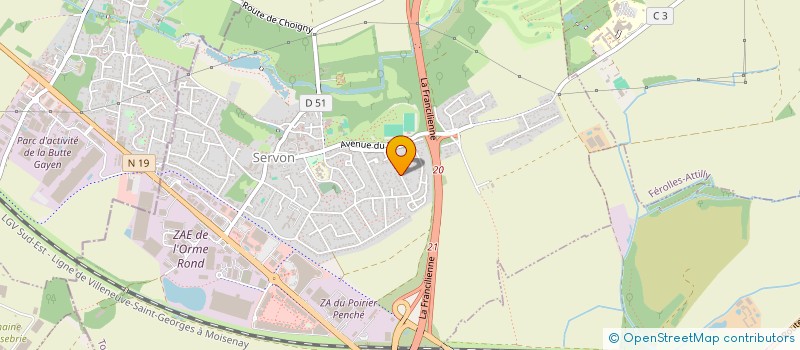 localisation de l'entreprise MONSIEUR MUSTAPHA MALLEK  SERVON