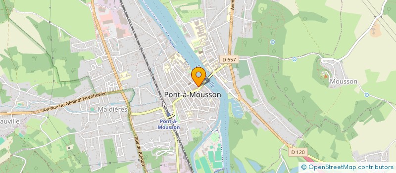 localisation de l'entreprise MONSIEUR MUSTAPHA MARIO  PONT-A-MOUSSON