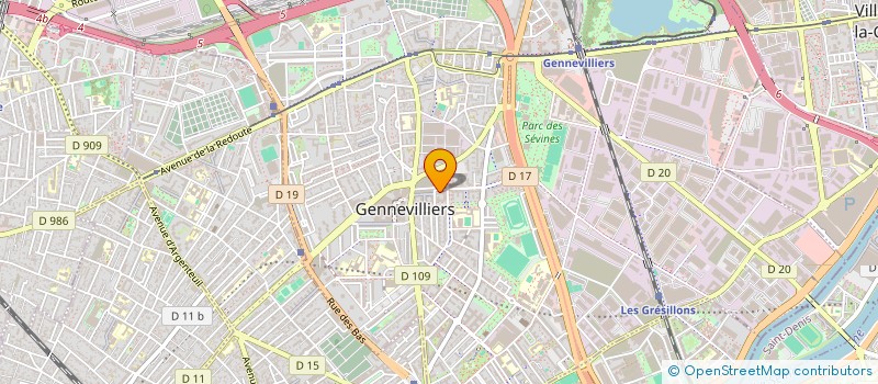 localisation de l'entreprise MONSIEUR MUSTAPHA MARRIOUI à GENNEVILLIERS