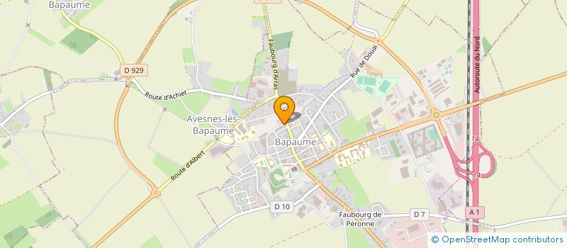 localisation de l'entreprise MONSIEUR MUSTAPHA MEDJAHDI  BAPAUME