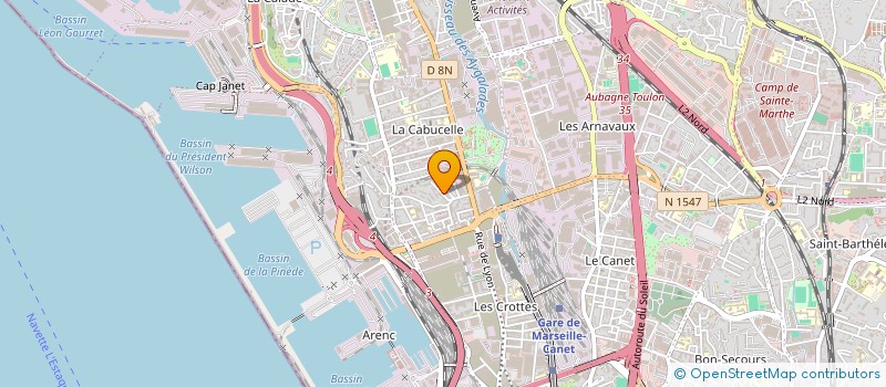 localisation de l'entreprise MONSIEUR MUSTAPHA MEGHIT à MARSEILLE