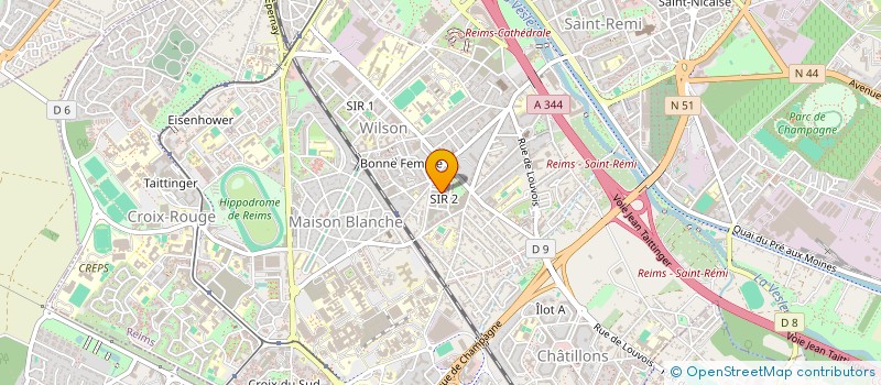 localisation de l'entreprise MONSIEUR MUSTAPHA MENACER  REIMS