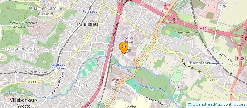 localisation de l'entreprise MONSIEUR MUSTAPHA MERAIR à PALAISEAU