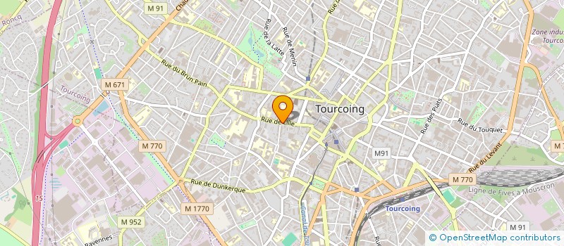 localisation de l'entreprise MONSIEUR MUSTAPHA MEZINE  TOURCOING