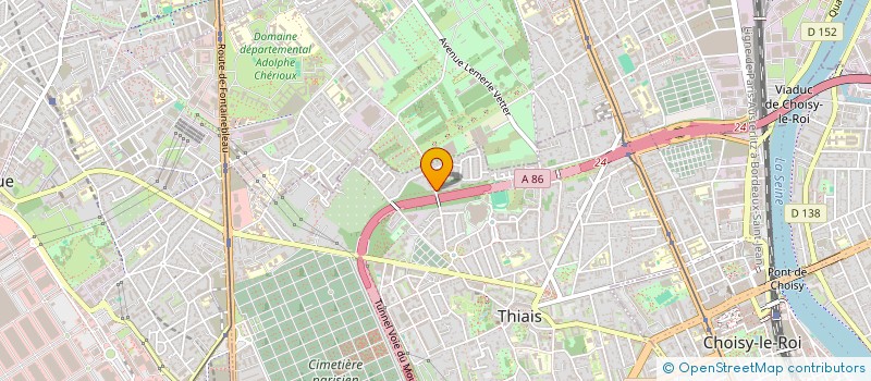 localisation de l'entreprise MONSIEUR MUSTAPHA MOKHRETAR KELOUCHA  THIAIS