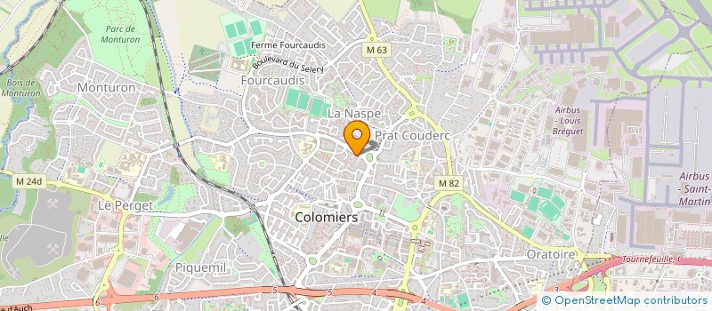 localisation de l'entreprise MONSIEUR MUSTAPHA MOULKHALOUA à LA SALVETAT-SAINT-GILLES