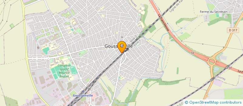 localisation de l'entreprise MONSIEUR MUSTAPHA MOUMEN  GOUSSAINVILLE