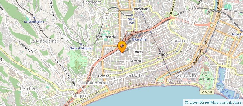 localisation de l'entreprise MONSIEUR MUSTAPHA MOUNIR ZAZOUMA à NICE
