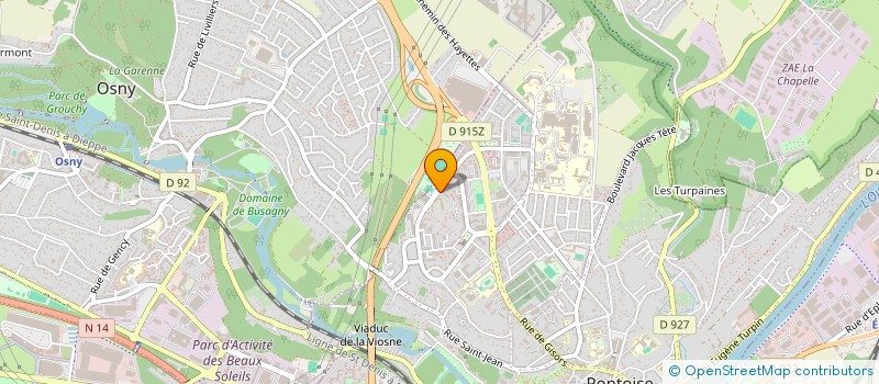 localisation de l'entreprise MONSIEUR MUSTAPHA MRASSE  PONTOISE