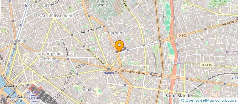 localisation de l'entreprise MONSIEUR MUSTAPHA NAMOUS  PARIS