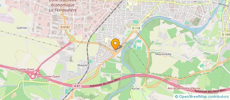 localisation de l'entreprise MONSIEUR MUSTAPHA NOUALI à CARCASSONNE