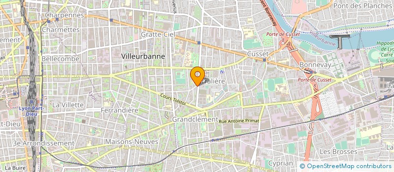 localisation de l'entreprise MONSIEUR MUSTAPHA OTMANI à VILLEURBANNE