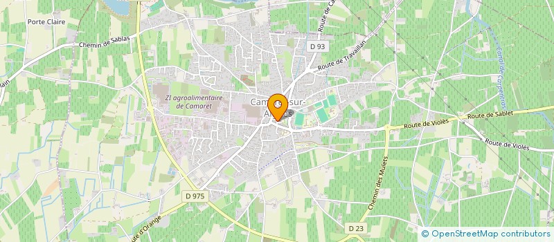 localisation de l'entreprise MONSIEUR MUSTAPHA OTMANI AOULAD BEN ABDENABI  CAMARET-SUR-AIGUES