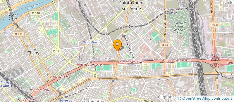 localisation de l'entreprise MONSIEUR MUSTAPHA OUAMRANE à SAINT-OUEN-SUR-SEINE