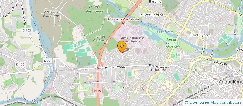 localisation de l'entreprise MONSIEUR MUSTAPHA OUARDI à ANGOULEME