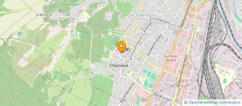 localisation de l'entreprise MONSIEUR MUSTAPHA OUBABBOU  CHENOVE