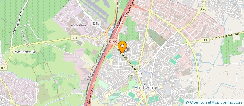 localisation de l'entreprise MONSIEUR MUSTAPHA OUKHAMA  PERPIGNAN