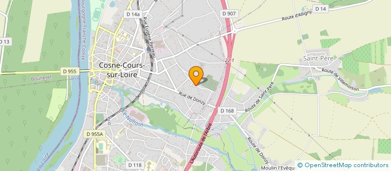localisation de l'entreprise MONSIEUR MUSTAPHA OURABINE à COSNE-COURS-SUR-LOIRE