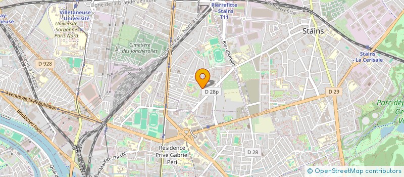 localisation de l'entreprise MONSIEUR MUSTAPHA RAHMOUNI  PIERREFITTE-SUR-SEINE