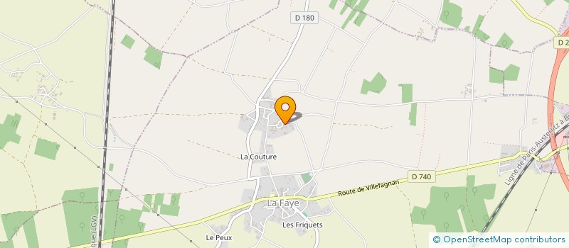 localisation de l'entreprise MONSIEUR MUSTAPHA RAITH à LA FAYE