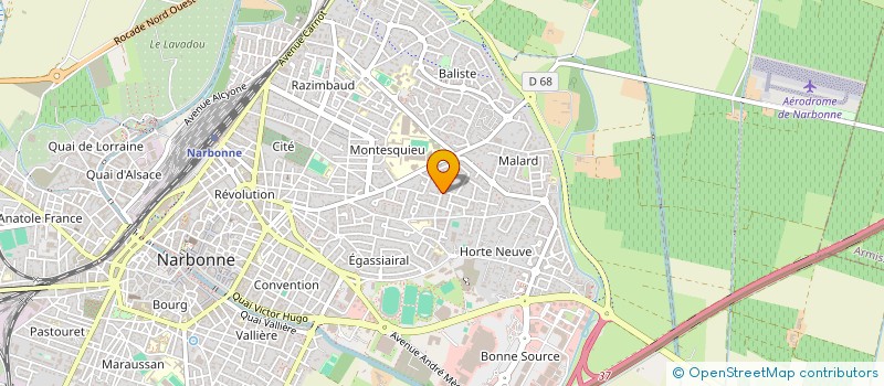 localisation de l'entreprise MONSIEUR MUSTAPHA RHOULBEN  NARBONNE